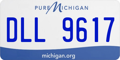 MI license plate DLL9617