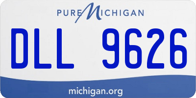 MI license plate DLL9626