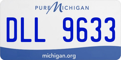 MI license plate DLL9633