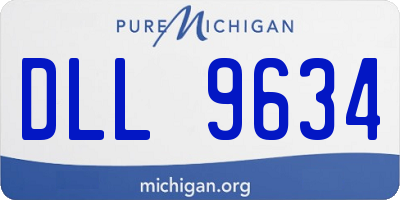 MI license plate DLL9634