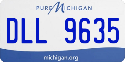 MI license plate DLL9635