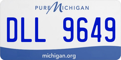 MI license plate DLL9649
