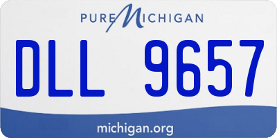 MI license plate DLL9657