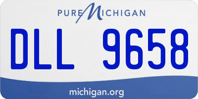MI license plate DLL9658