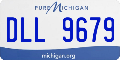 MI license plate DLL9679