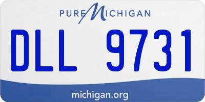 MI license plate DLL9731
