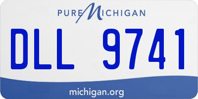 MI license plate DLL9741