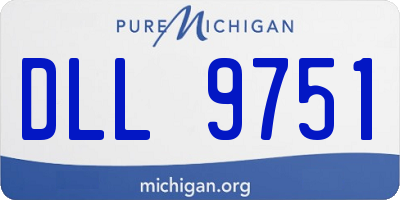 MI license plate DLL9751