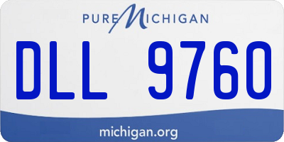 MI license plate DLL9760