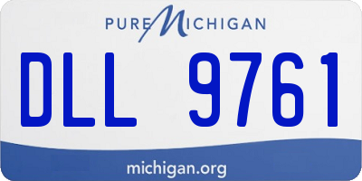 MI license plate DLL9761