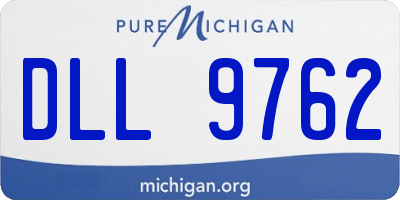MI license plate DLL9762
