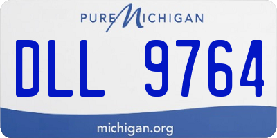 MI license plate DLL9764