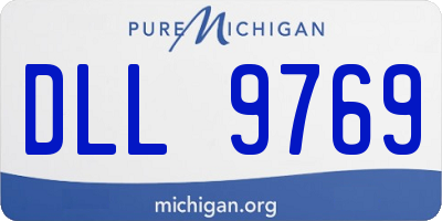 MI license plate DLL9769