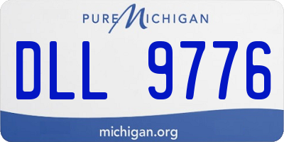 MI license plate DLL9776