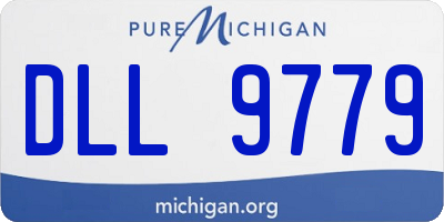 MI license plate DLL9779