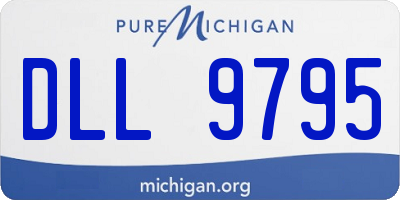 MI license plate DLL9795