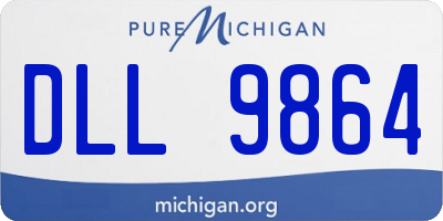 MI license plate DLL9864