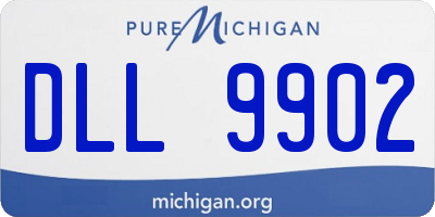 MI license plate DLL9902