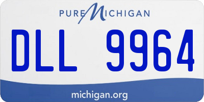 MI license plate DLL9964