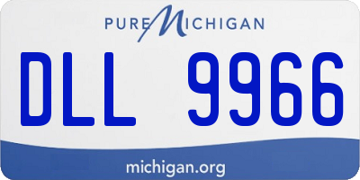 MI license plate DLL9966