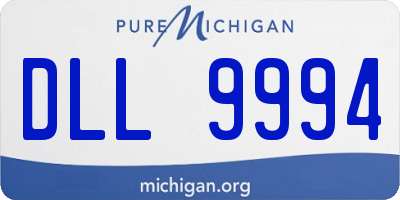 MI license plate DLL9994