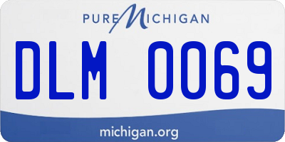 MI license plate DLM0069