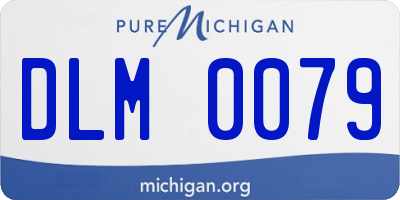 MI license plate DLM0079