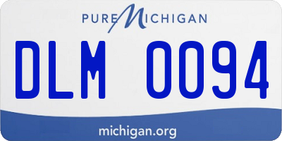 MI license plate DLM0094