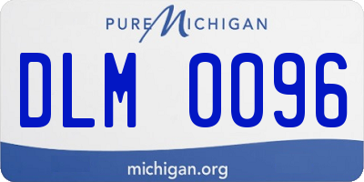 MI license plate DLM0096