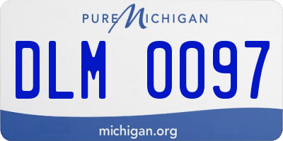 MI license plate DLM0097