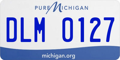MI license plate DLM0127