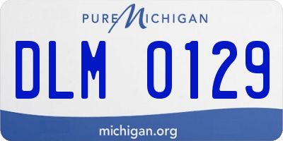 MI license plate DLM0129