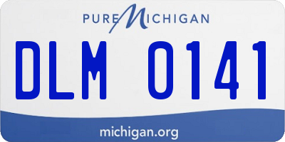 MI license plate DLM0141