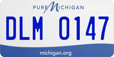 MI license plate DLM0147