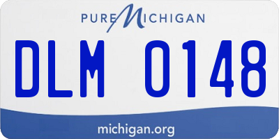 MI license plate DLM0148