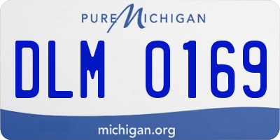 MI license plate DLM0169