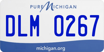 MI license plate DLM0267
