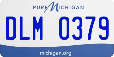 MI license plate DLM0379
