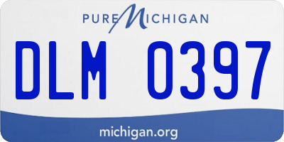 MI license plate DLM0397