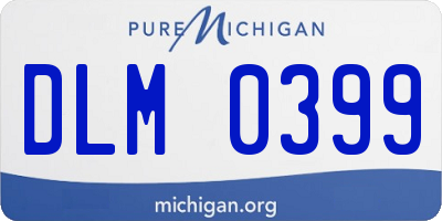 MI license plate DLM0399