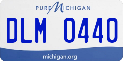 MI license plate DLM0440