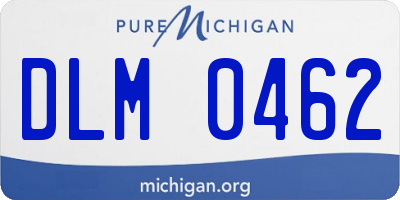 MI license plate DLM0462