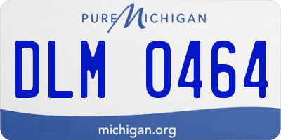 MI license plate DLM0464