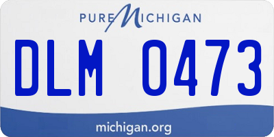 MI license plate DLM0473