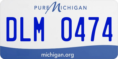 MI license plate DLM0474