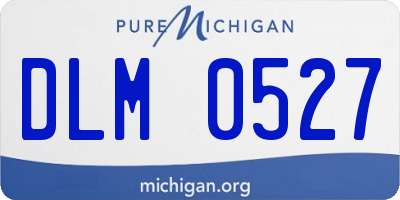 MI license plate DLM0527
