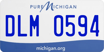 MI license plate DLM0594