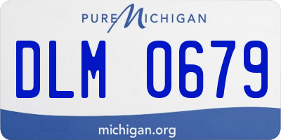 MI license plate DLM0679