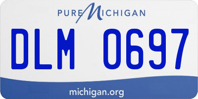 MI license plate DLM0697