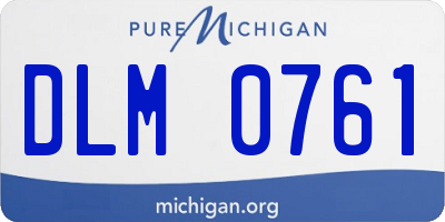 MI license plate DLM0761